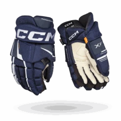 CCM Tacks XF PRO Hockey Gloves Senior 11 CCM Tacks XF PRO Hockey Gloves Senior -Crows Sports Hockey HGXFPRO SR NVWH 01